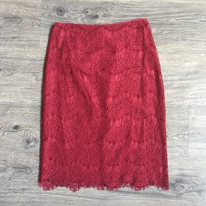 Forever 21 Lace Midi Skirt